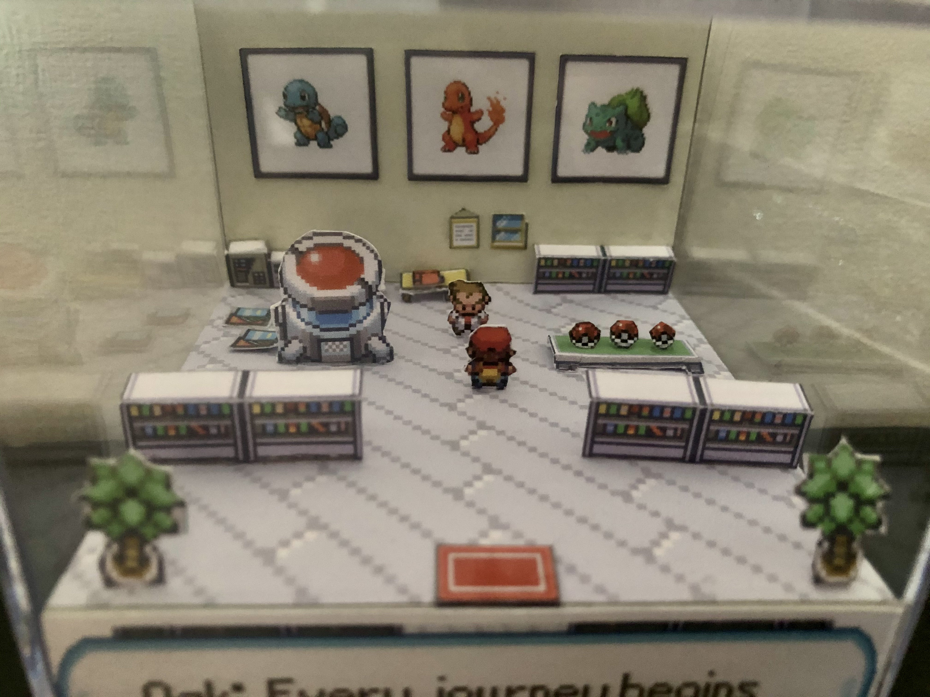 Pokémon 3D Acrylic Display Professor Oak Fire Red Leaf Green - Etsy Finland