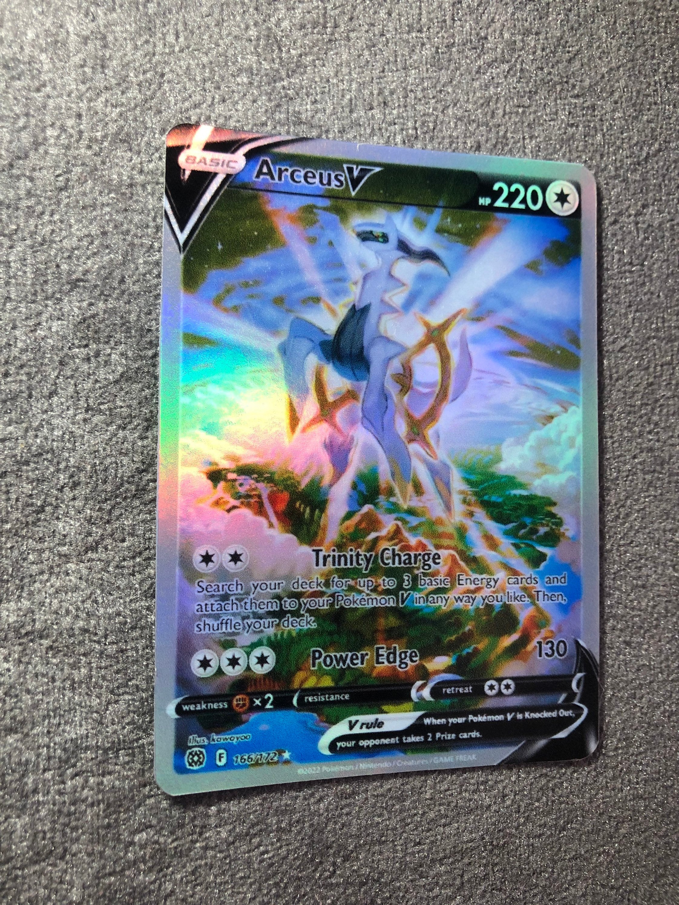 Arceus V Full Alternate Art 166/172 Brilliant Stars Ultra Rare Etsy UK