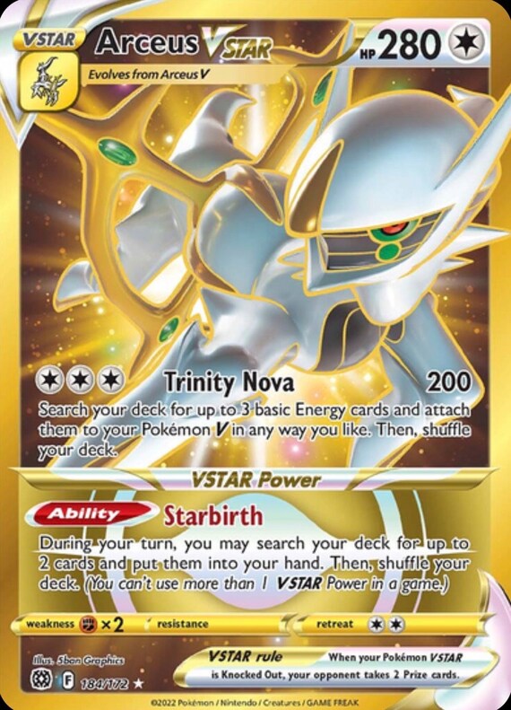 Pokemon Arceus EX 279