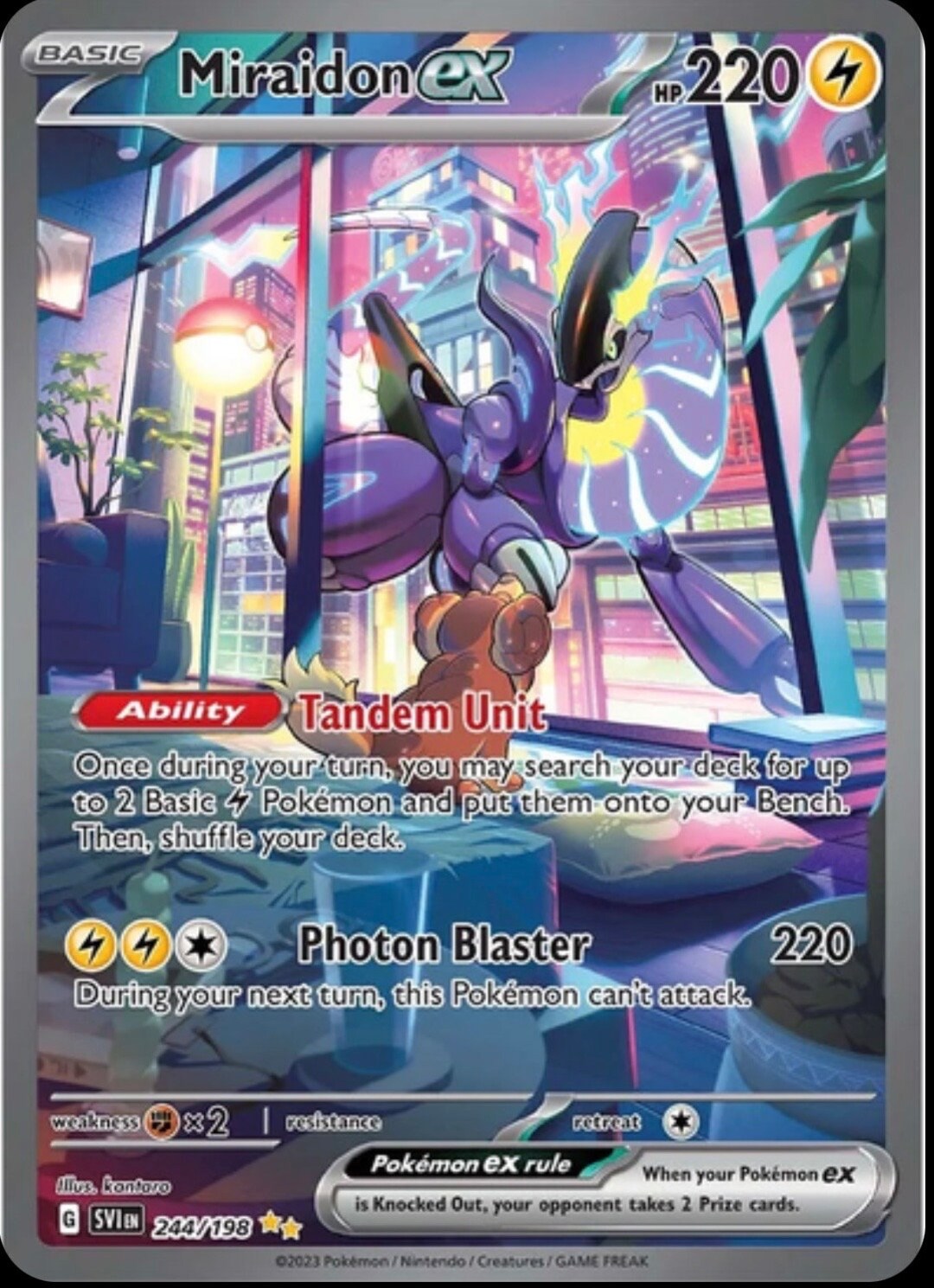 Miraidon ex - 227/198 Full Art Ultra Rare - Scarlet & Violet – JAB Games13