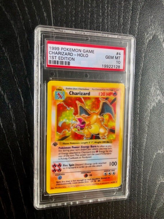 Pikachu Illustrator Holographic Gem Mint 10 Slabbed Display Proxy Card  HANDMADE Holy Grail PSA Inactive 