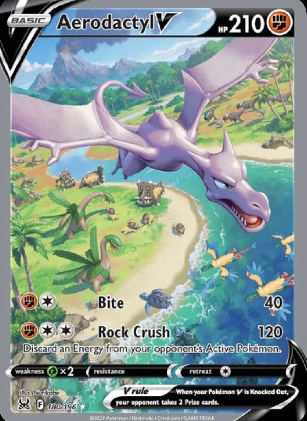 M Ancient Aerodactyl Ex Gx Pokemon Card -  Norway