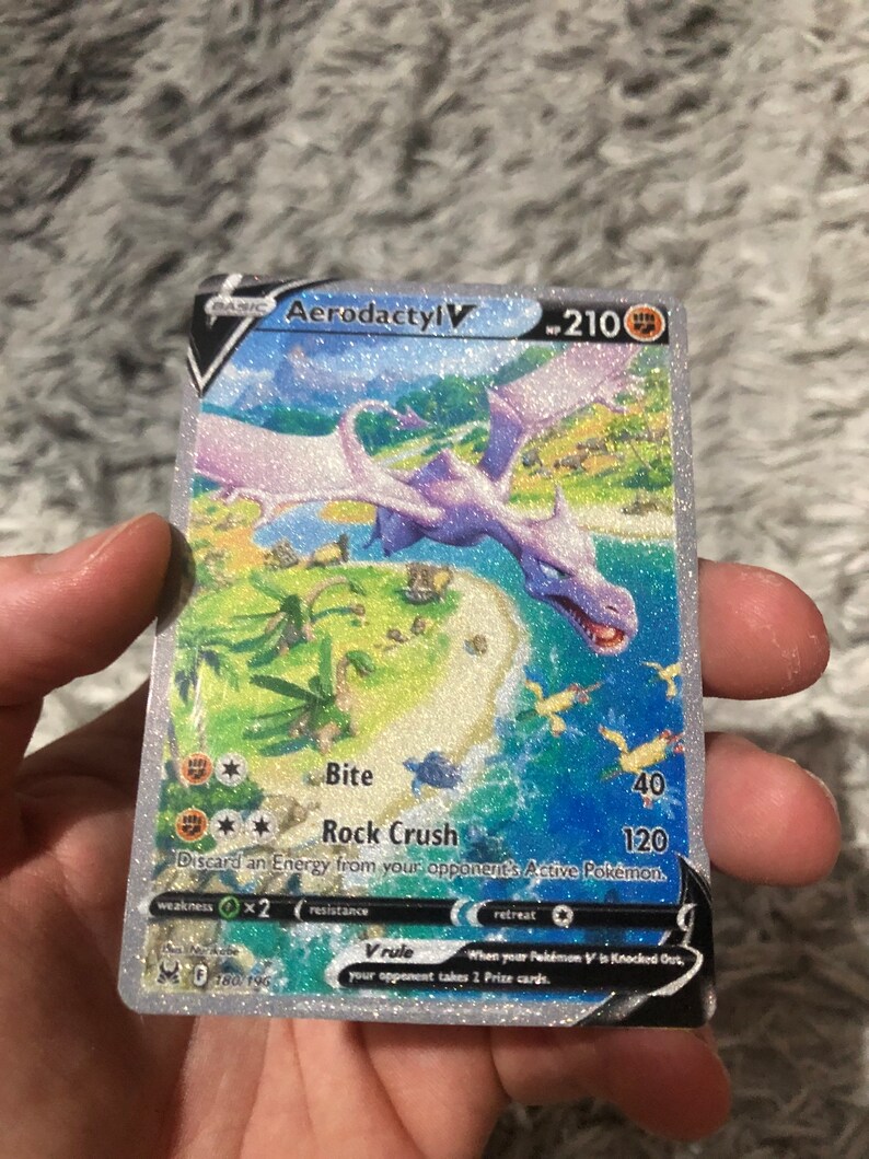 Aerodactyl V Alternate Art Holographic 180/196 Lost Origin Etsy