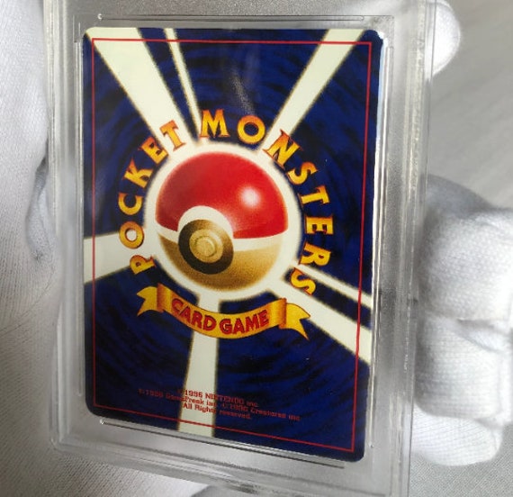 Pokemon - Pikachu Illustrator Holographic Credit Card Sticker (Please –  flyingraijinotakufactory