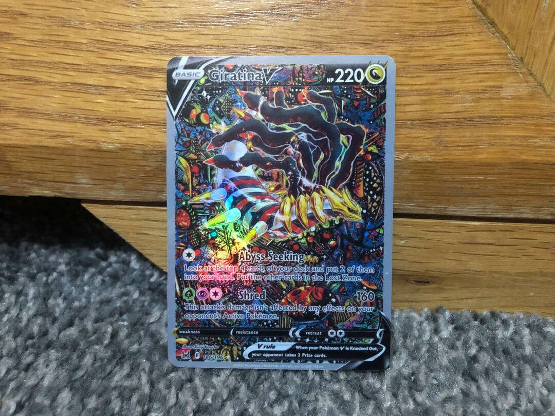 Buy Giratina V Alternate Art Holographic 186/196 Lost Origin Hyper