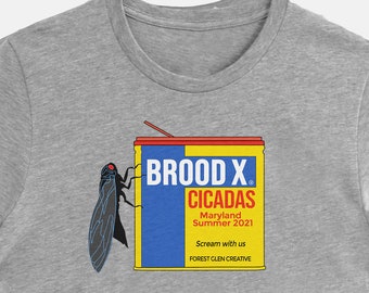 Brood X Old Bay Tee Shirt | THE ORIGINAL Cicada Shirt