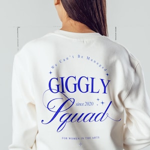 Giggly Squad Coquette Fan Sweatshirt Giggly | Hannah and Paige, Giggly Squad Podcast, Club Giggly, Summer House, Bravo, Housewives