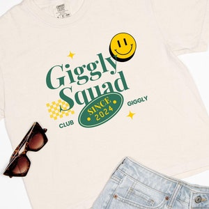 Giggly Squad Retro Tee | Giggly Squad Merch, Hannah and Paige, Giggly Squad Podcast, Club Giggly Shirt, Summer House, Bravo