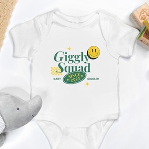 Giggly Squad - Baby Giggler Onesie | Giggly Squad Merch, Giggly Squad Podcast, Club Giggly Shirt, Summer House, Bravo | Custom Baby Gift