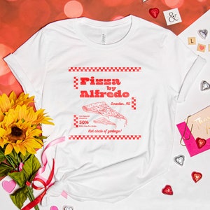 Pizza by Alfredo - The Office Tee | Funny Gift for Him | Fathers day Gift