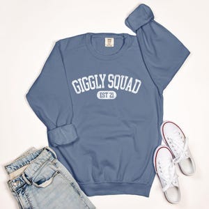 Giggly Squad Comfort Color Crewneck