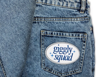 Patch bordado Giggly Squad | Produtos Giggly Squad, Hannah e Paige, Podcast Giggly Squad, Camisa Club Giggly, Summer House, Bravo