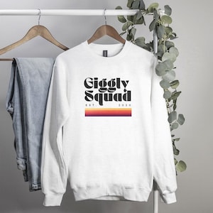 Giggly Squad Vintage Sweatshirt | Giggly Squad Merch, Hannah and Paige, Giggly Squad Podcast, Club Giggly, Summer House, Bravo, Housewives