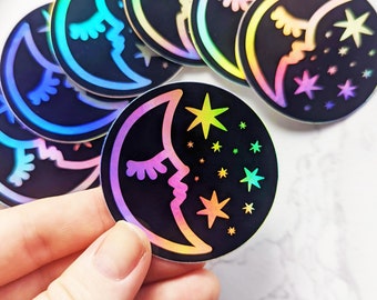 Half Inch Star Stickers Vinyl Star Waterproof Stars Holographic