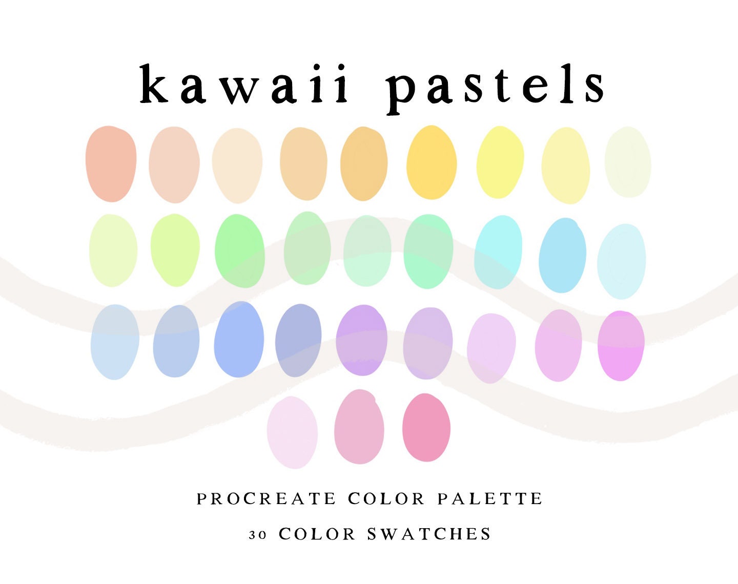 Pastel Color Palette Procreate Dudekse