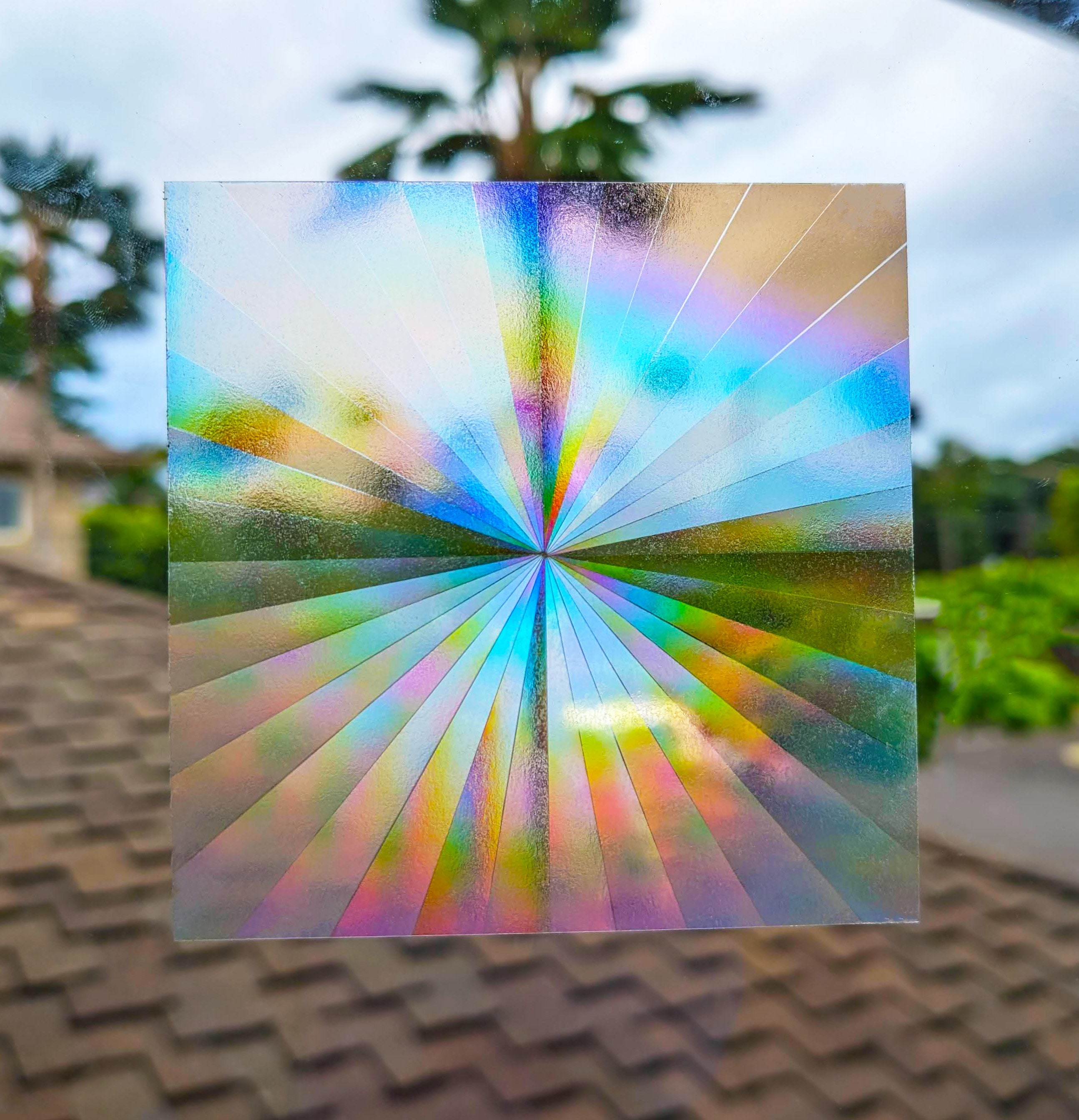  16Pcs Window Clings, Rainbow Window Film Suncatcher Sticker  Reusable Prism Hexagon Window Decals Anti Collision Non Adhesive Prismatic  Vinyl Window Clings for Home Decor (A) : Home & Kitchen