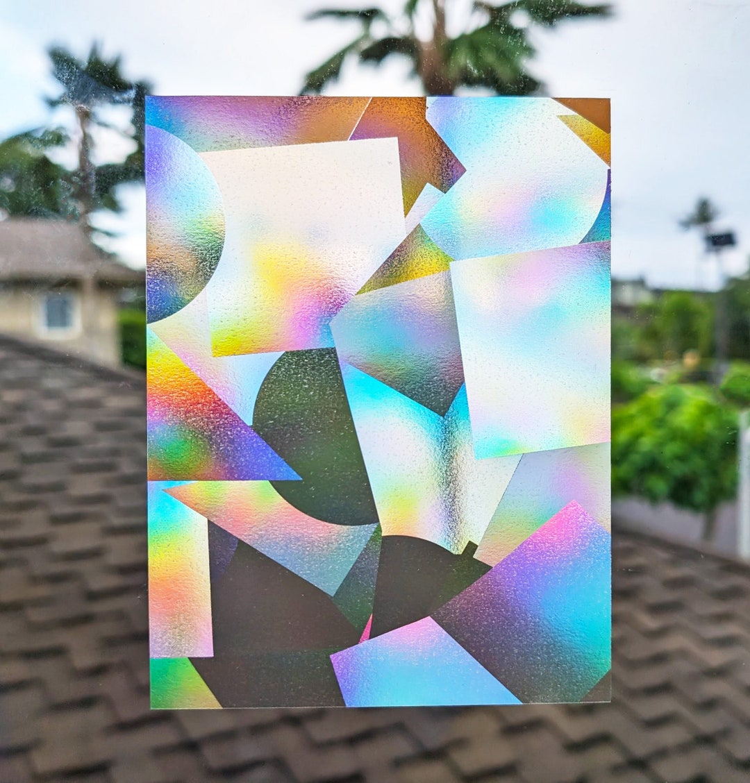 Rainbow Suncatcher Film Blank Sticker Sheet 4.5 X Etsy