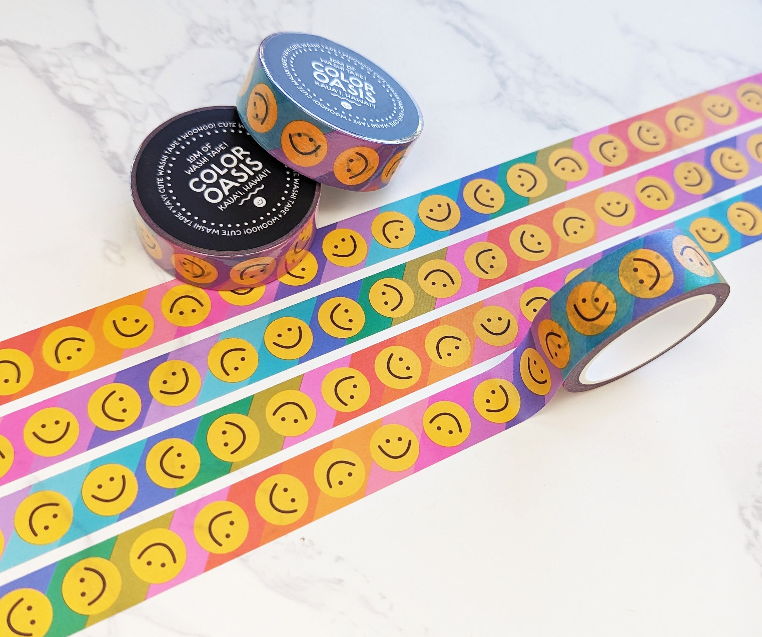 Washi Tape, Celestial Things, 15mm, Universe, Moon Stars Washi Tape,  Clouds, Galaxy, Blue, Masking Tape, Bullet Journal, Milkteadani 