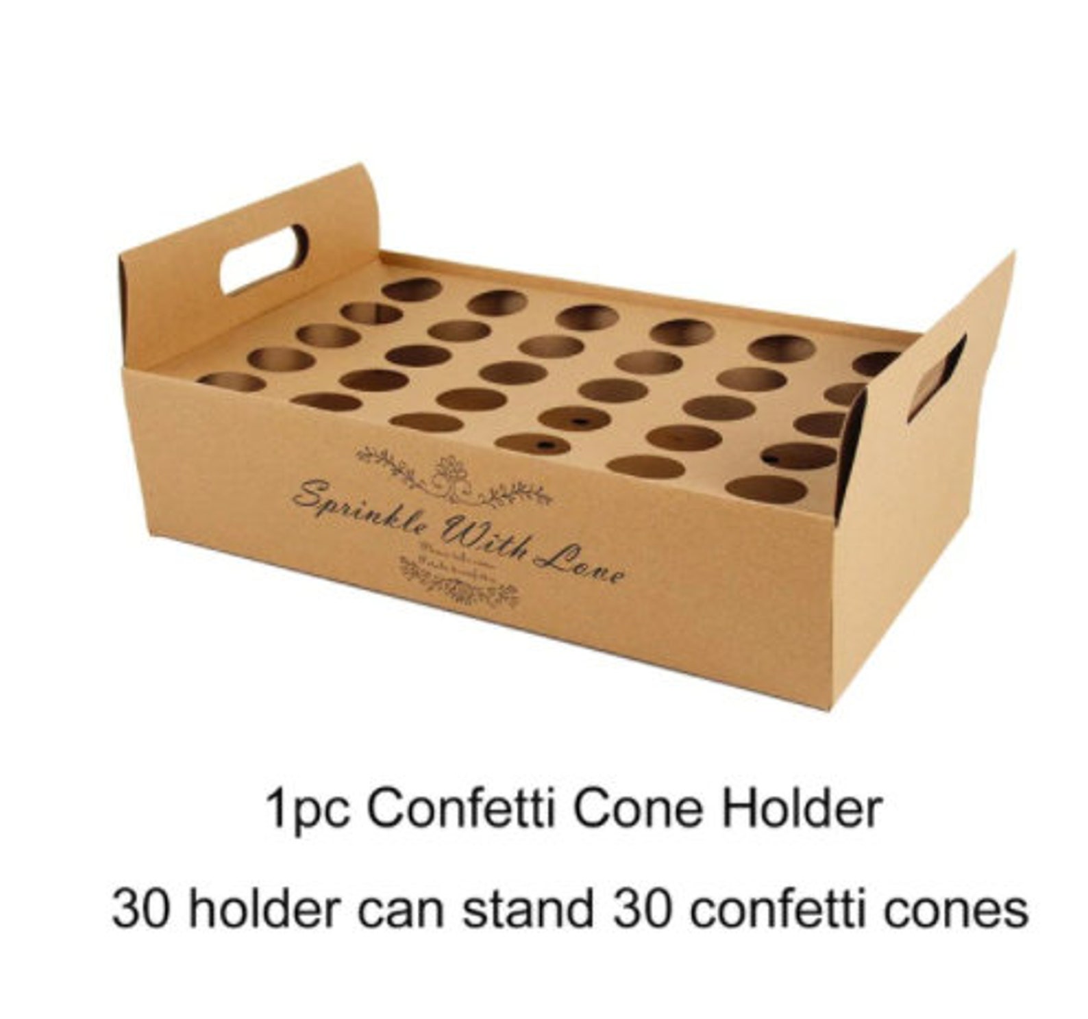 Wedding confetti cones holder support For Wedding Decoration Etsy