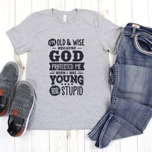 Over The Hill Shirt, Retirement Gift, I&#39;m Old And Wise Shirt, Funny Old Man Birthday Gift, 60th Birthday Gift, Grandpa Gift, Old Fart, Dad