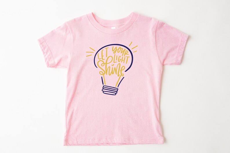 Let Your Light Shine Kids Christian Shirt Toddler Christian - Etsy