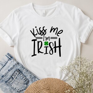 Kiss Me I&#39;m Irish Shirt, St Patrick&#39;s Day Shirt, St Patrick&#39;s Gift For Him, Irish, St Patty Shirt, Unisex Kiss Me Tee, Lucky Shirt, Shamrock