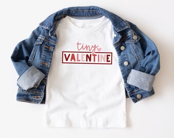 Kids Tiny Valentine Shirt, Valentine Gift for Kids,  Tiny Valentine Toddler Tee, Valentine Outfit, Tiny Valentine Baby Bodysuit, Cupid