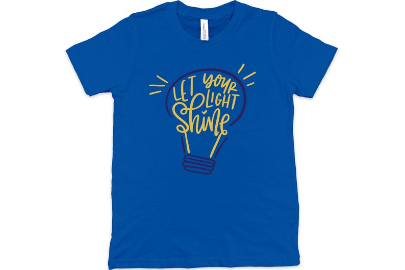 Let Your Light Shine Kids Christian Shirt Toddler Christian - Etsy