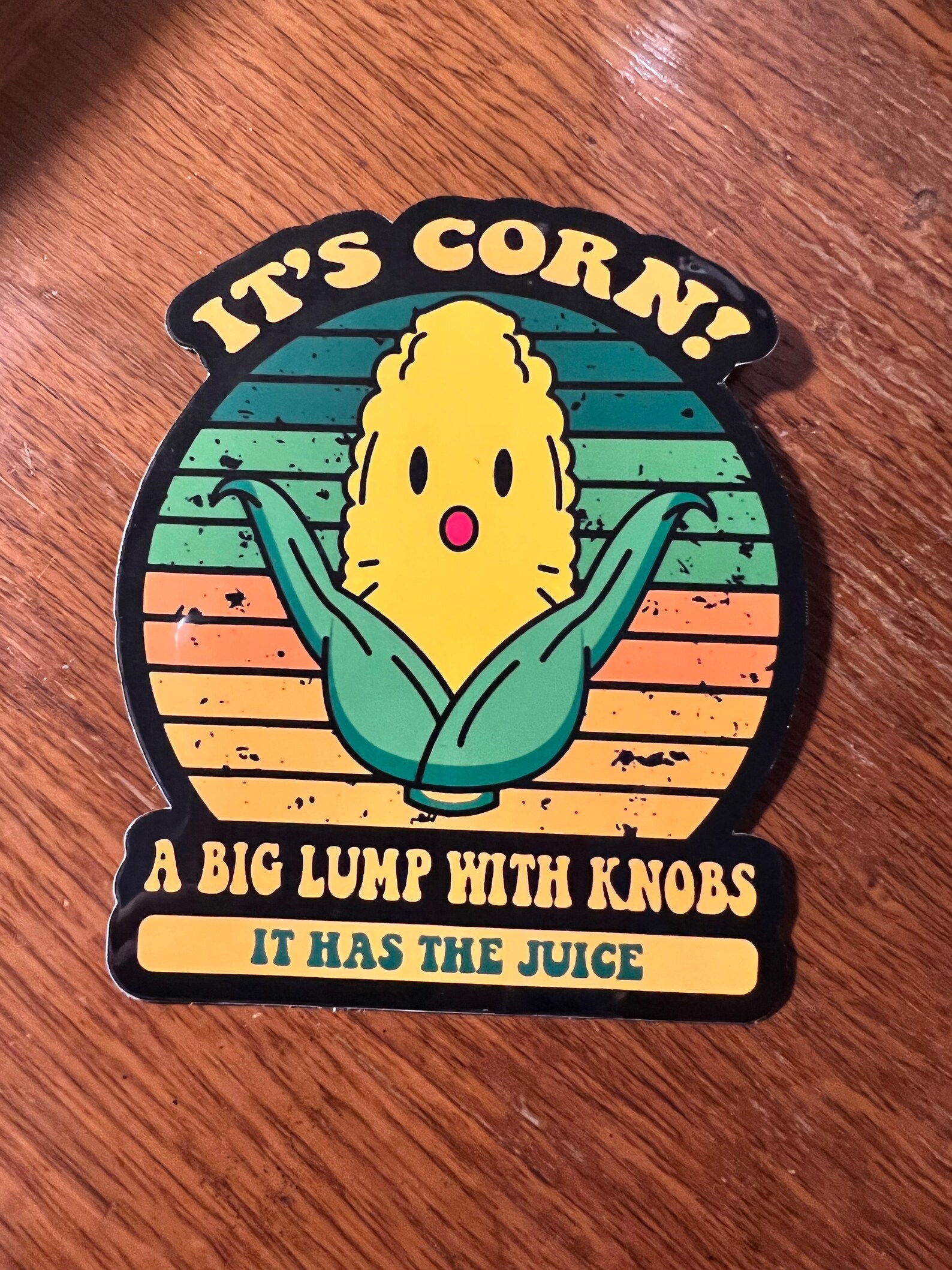 Its Corn It Has the Juice Sticker Set Funny Tiktok Meme Etsy