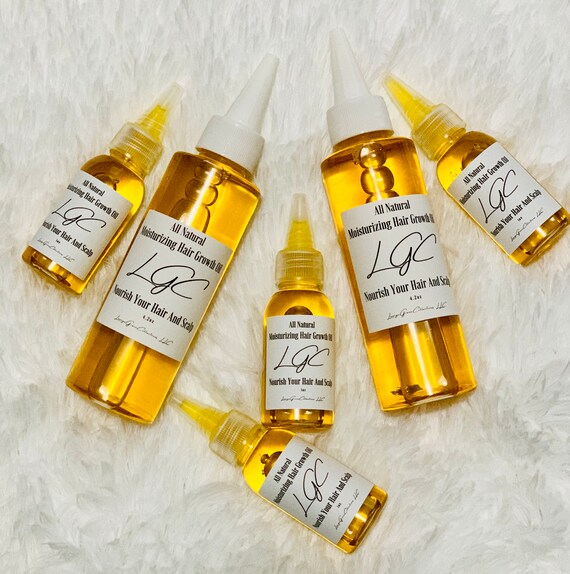 All Natural Moisturizing Hair Oil Etsy