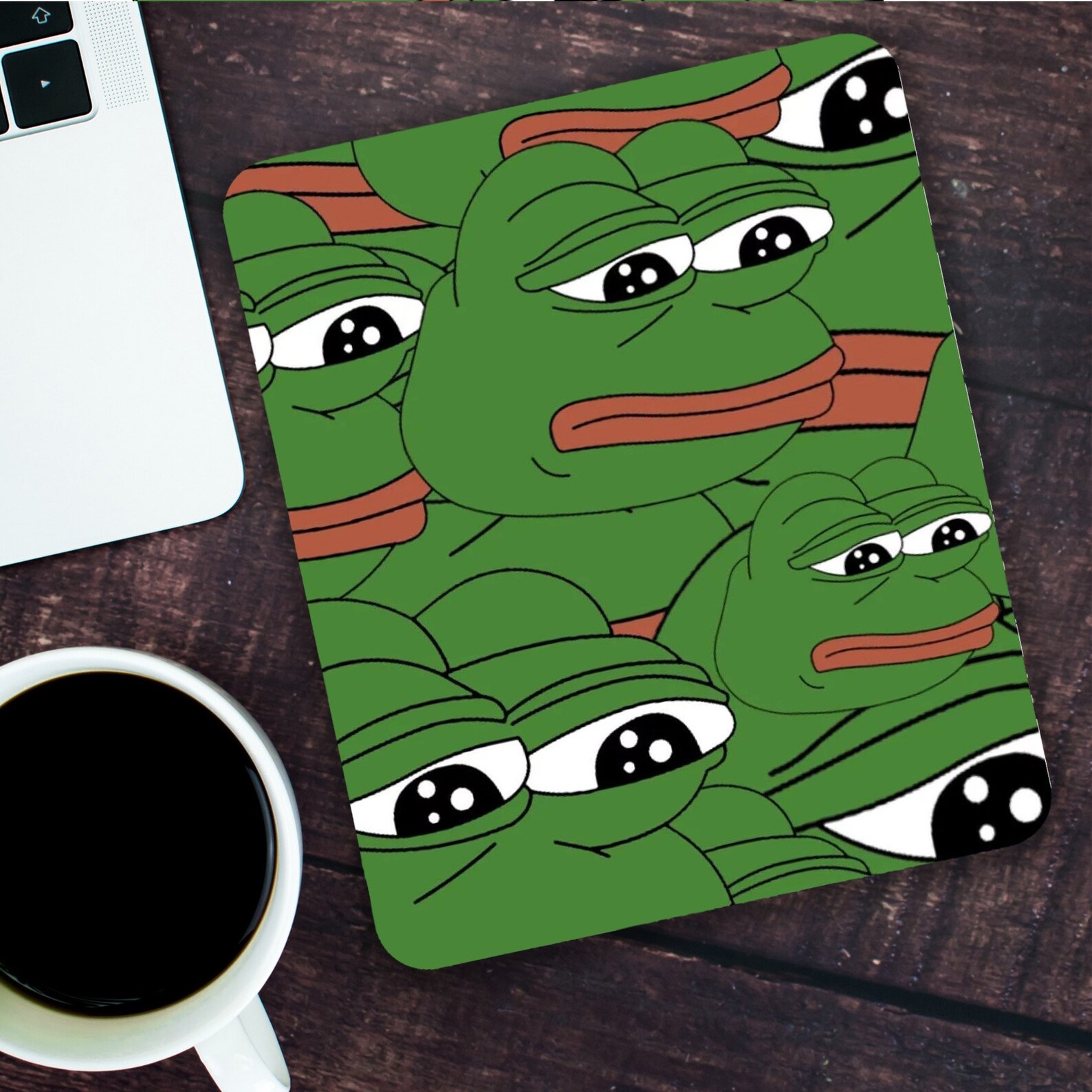 Pepe the Frog Mouse pad 9x7 inch Laptop pad Office Home decor Etsy
