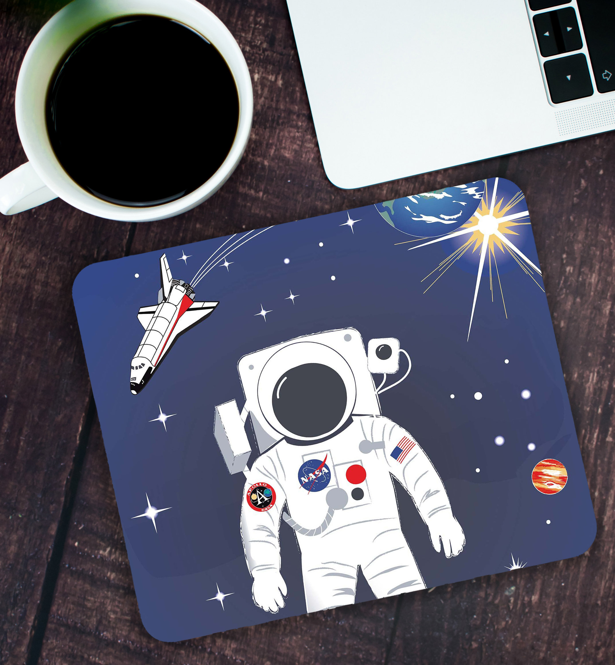 Space Mouse pad 9x7 inch Laptop pad Office Home decor PC Etsy