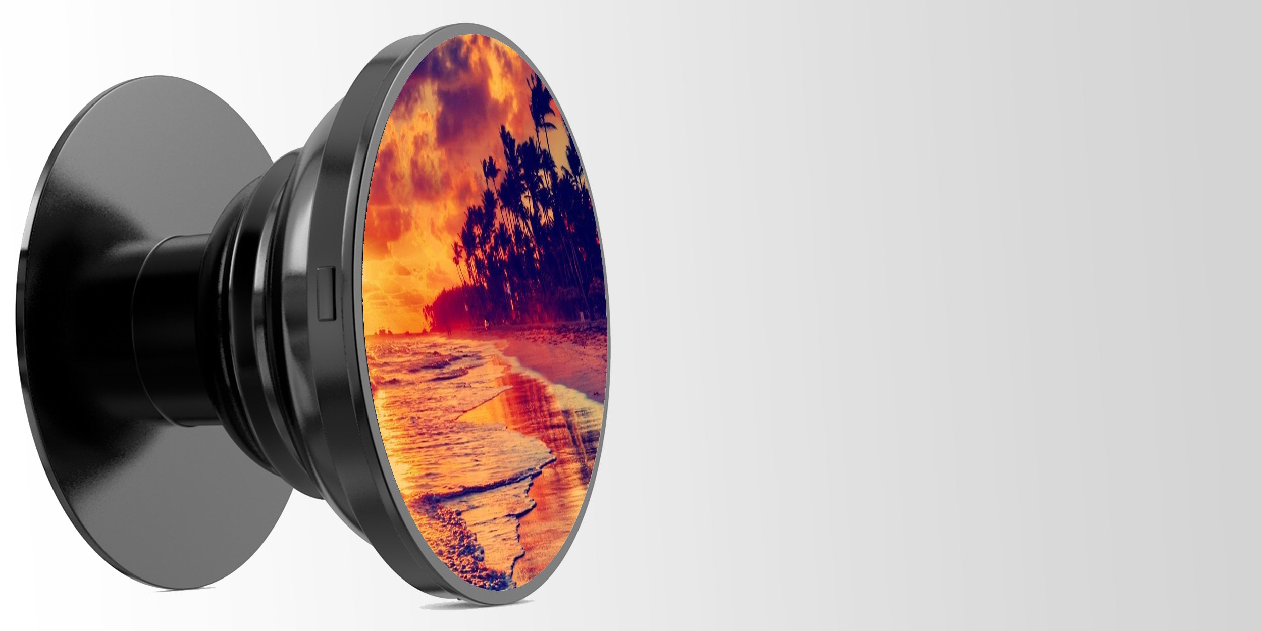 Download Mockup phone holder black sublimation logo mockup psd png ...