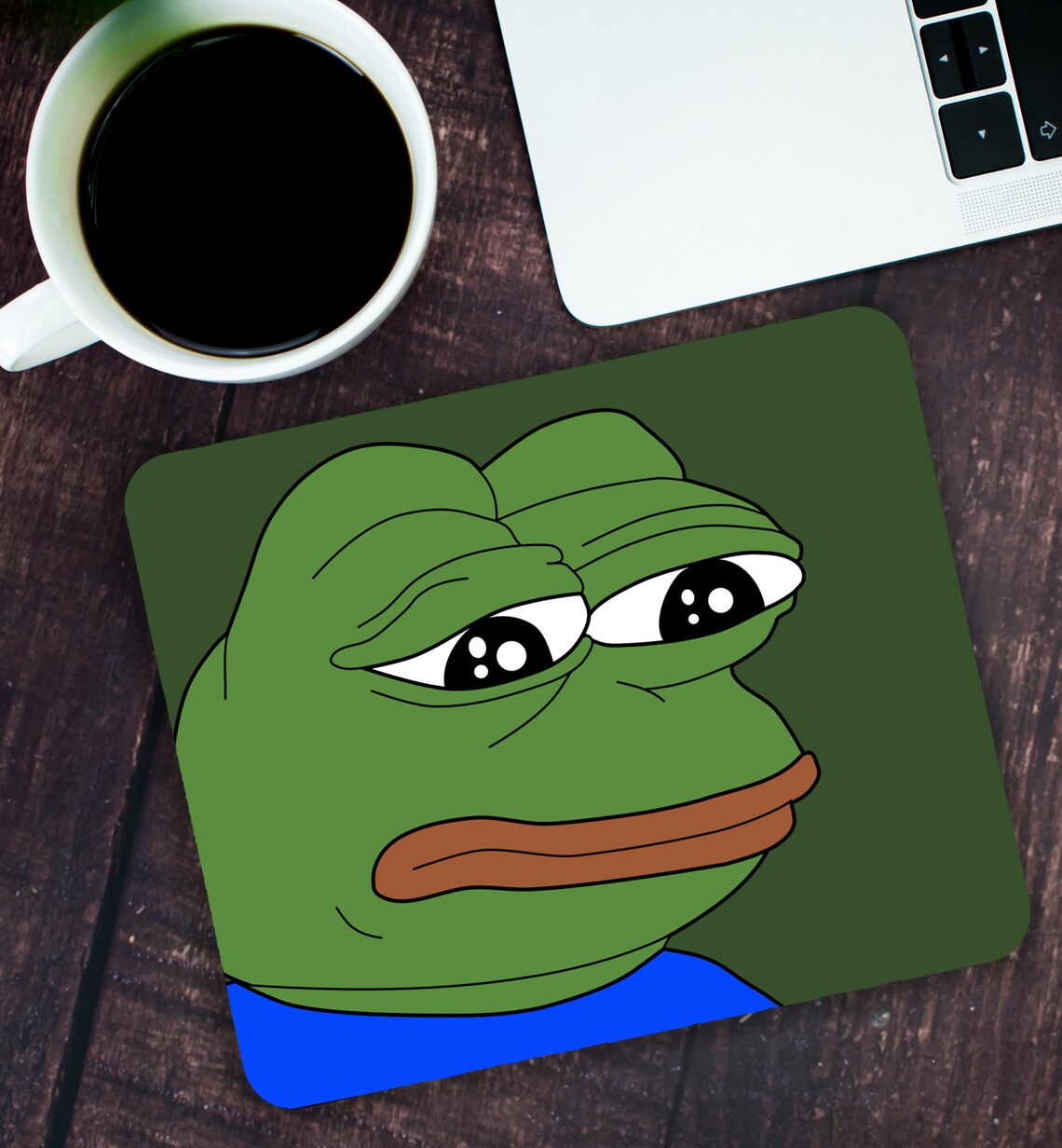 Pepe the Frog Mouse pad 9x7 inch Laptop pad Office Home decor Etsy