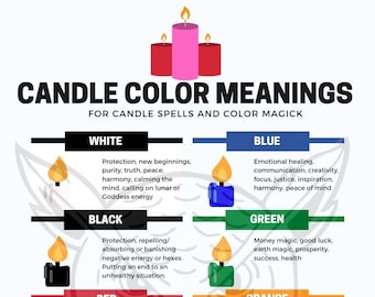 Candle magic colors top