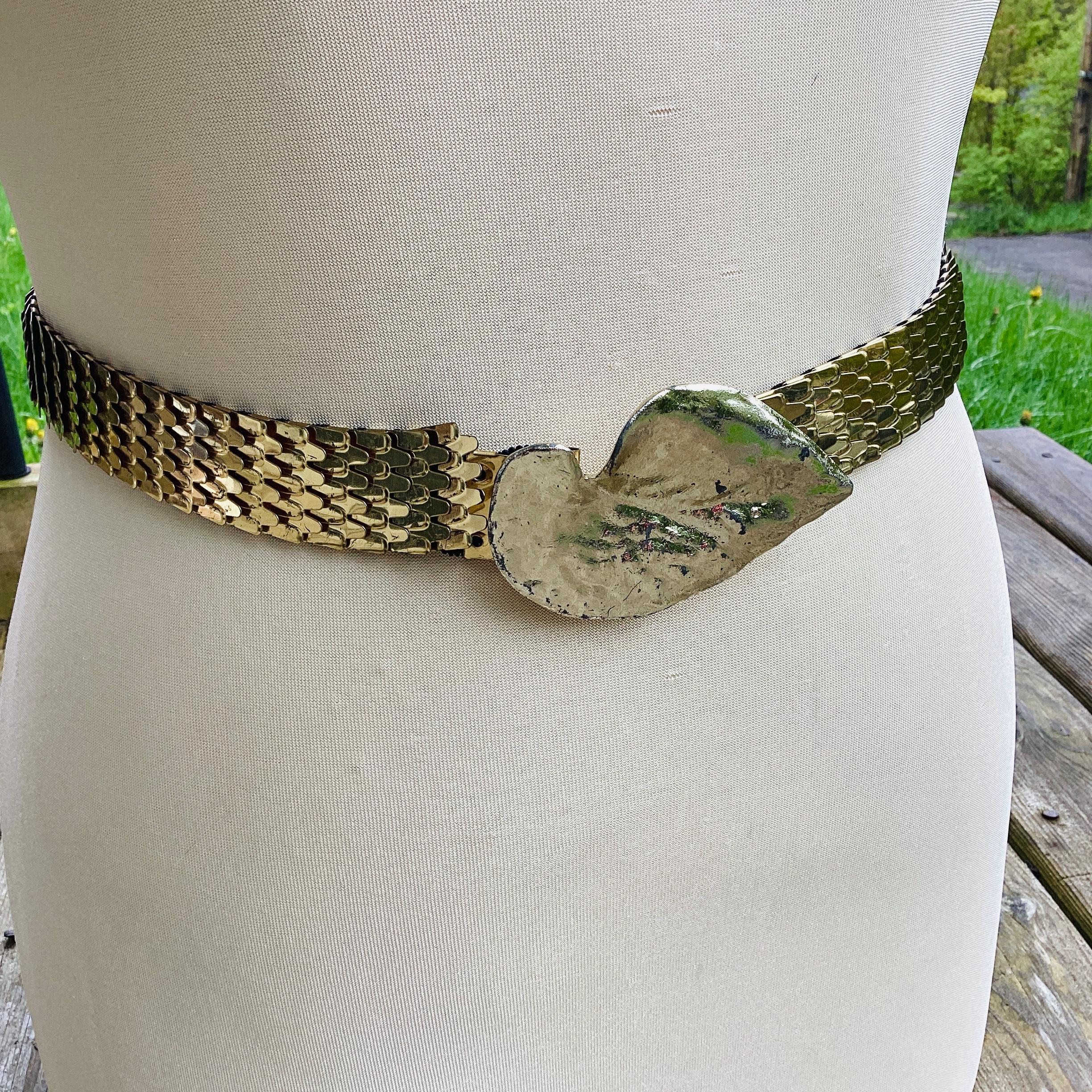 Slinky Gold Belt - Etsy display picture 1