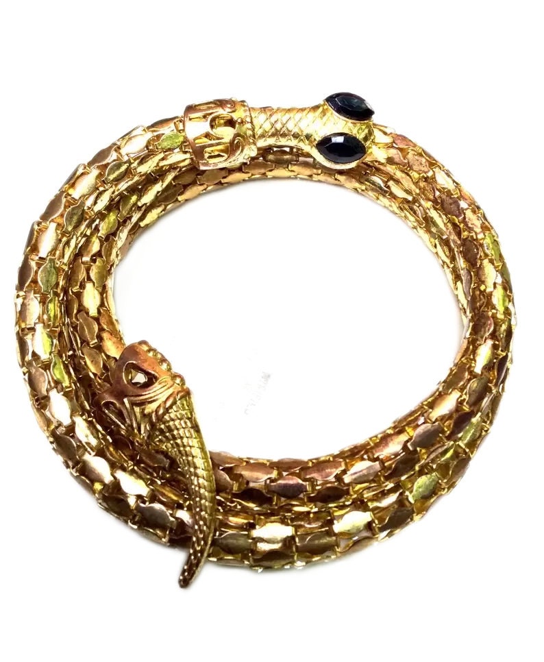 ブレスレット LANARCHIVE snake line tail bracelet bracelet Snake - SSG-046 Big - Metalshop.us