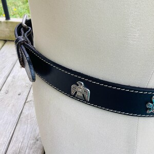 Thunderbird Concho Belt - Etsy display picture 3