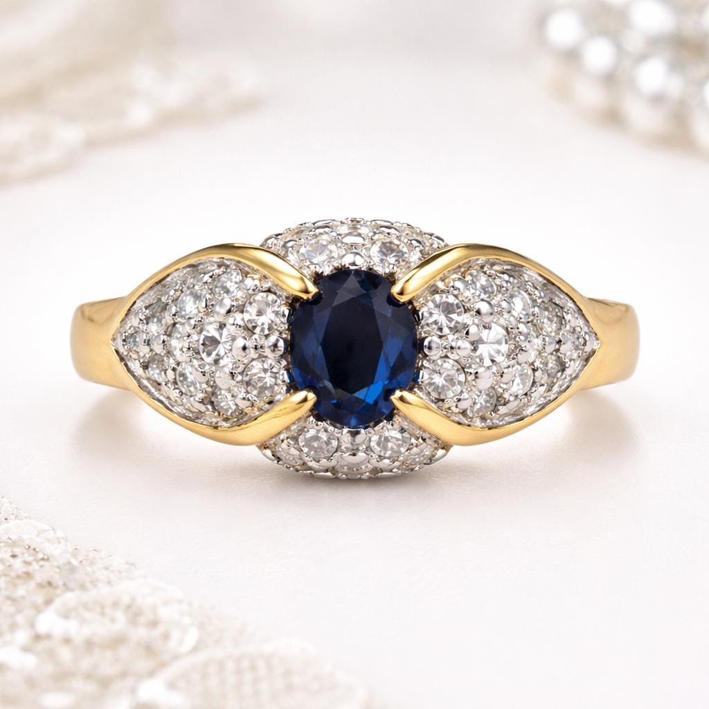 Bague Fantaisie Vintage Créateur - Taille 50 - Occasion En Bon état Général