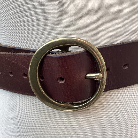 Vintage Banana Republic Brown Leather Belt Vintage Banana Republic Brown Leather Belt - Made in USA  main image 2