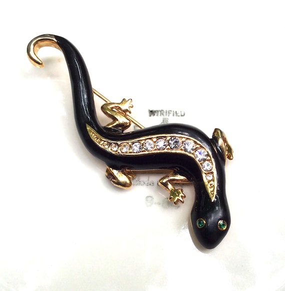 Salamander Newt Lizards Pewter Lapel Pin Brooch A059 Jewelry