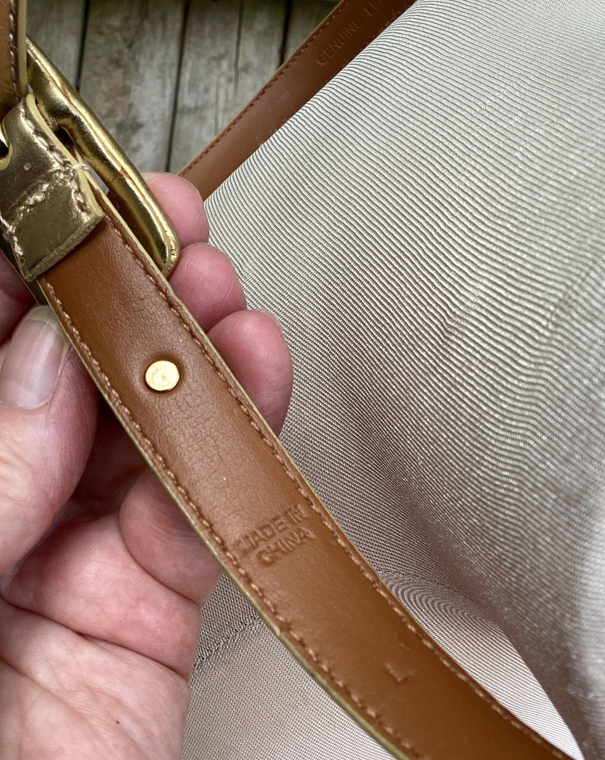Vintage Ralph Lauren Gold Buckle Classic Designer Leather Women’s Belt Lauren Ralph Lauren Leather Gold Belts for Women for sale | eBay main image 3