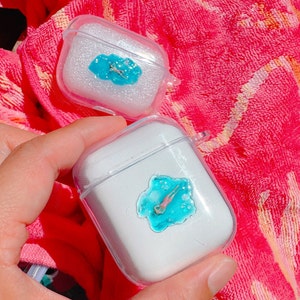 Beach AirPods Case: Handmade Swimmer Design, AirPods 1/2 and Pro