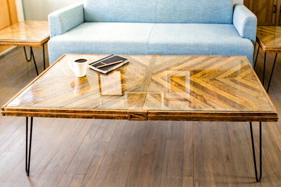 tobacco coffee table Tobacco Lath coffee and end table set