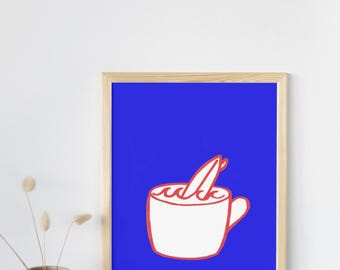Art Print- Wavey coffee