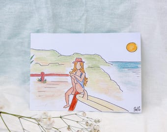 Art Print- Thinking about Waves