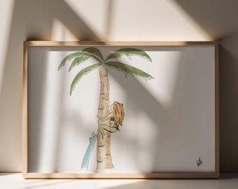 Art Print- Palmtreegirl