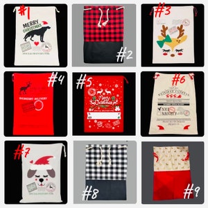Personalized Extra large Santa sacks