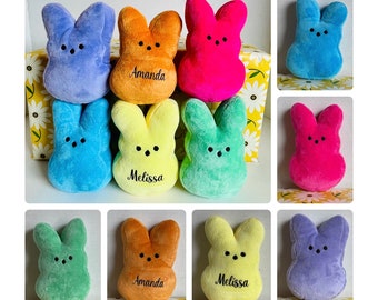 Personalized peeps, Peeps plush, Easter gifts for kids, Easter peeps, custom peeps, personalized gifts, plush bunny