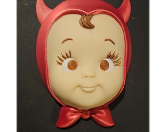 Cewpie Doll Wall Decor 3D Print - 8" x 6" x 3" -  Onery Devil Trouble Child
